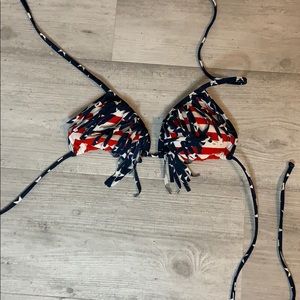 American Flag bikini top